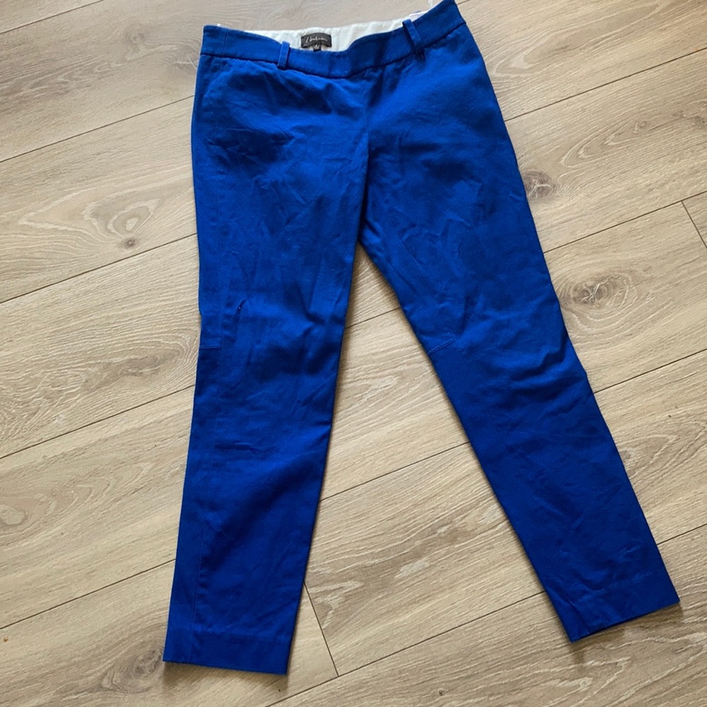 L babaton royal blue pants size 4 cotton